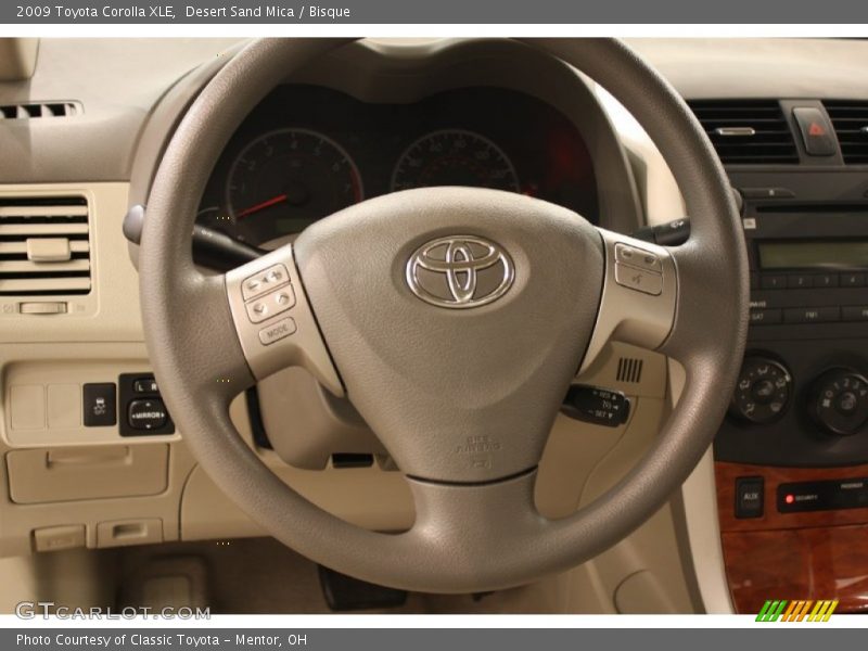 Desert Sand Mica / Bisque 2009 Toyota Corolla XLE
