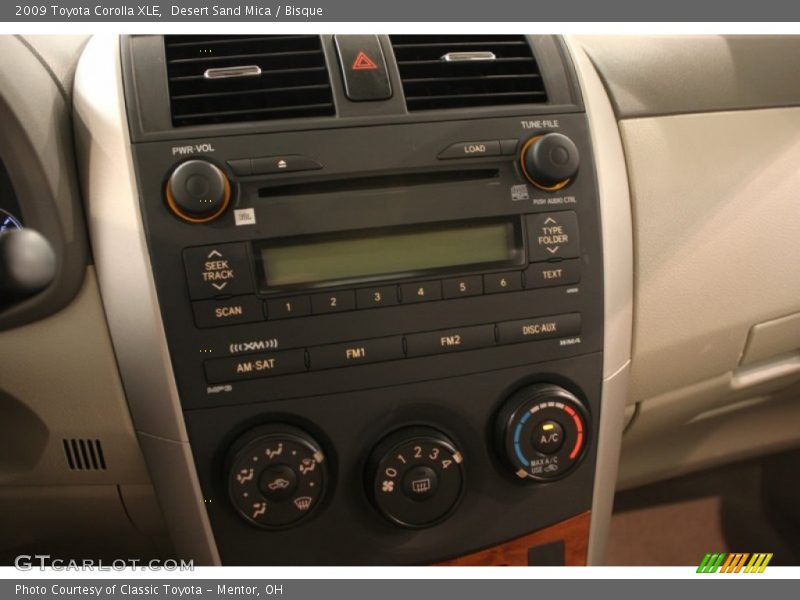 Desert Sand Mica / Bisque 2009 Toyota Corolla XLE