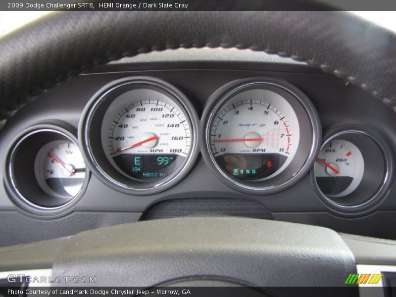 HEMI Orange / Dark Slate Gray 2009 Dodge Challenger SRT8
