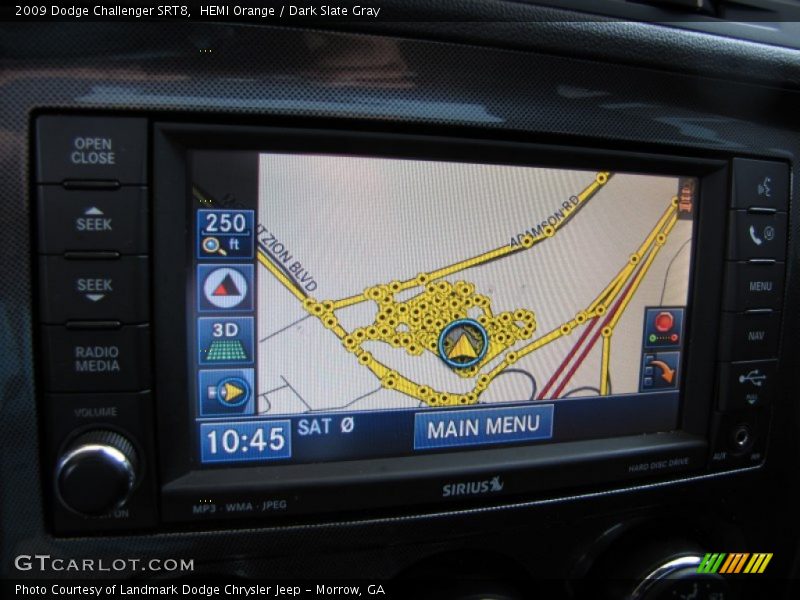 HEMI Orange / Dark Slate Gray 2009 Dodge Challenger SRT8