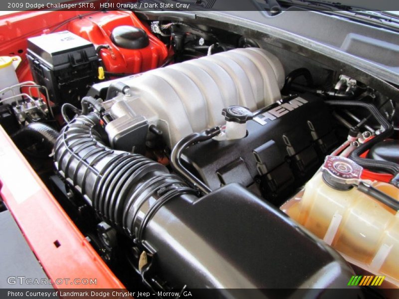 HEMI Orange / Dark Slate Gray 2009 Dodge Challenger SRT8