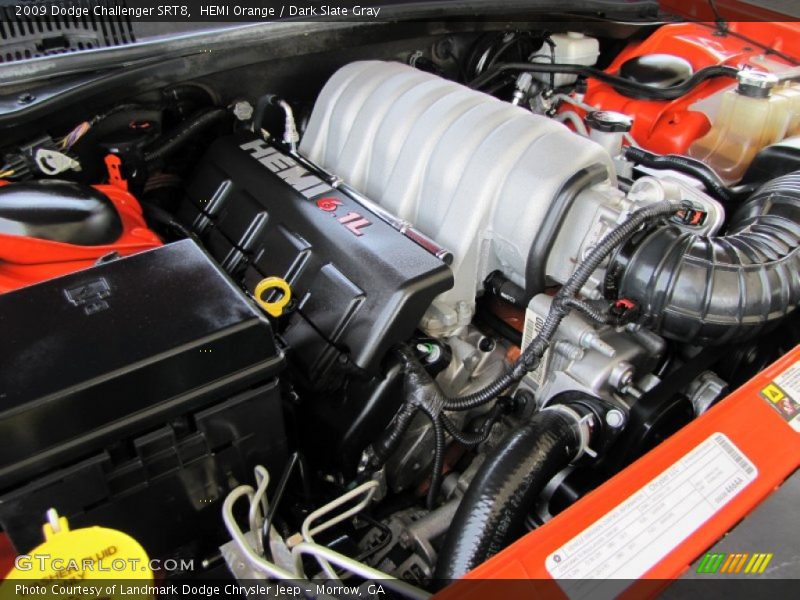 HEMI Orange / Dark Slate Gray 2009 Dodge Challenger SRT8