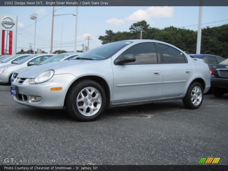 Bright Silver Metallic / Dark Slate Gray 2002 Dodge Neon SXT
