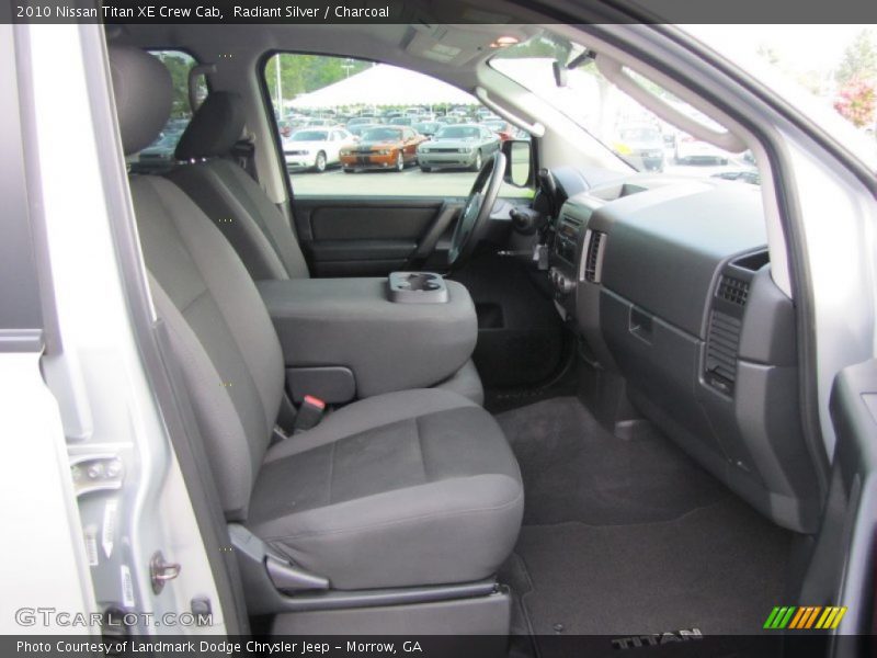  2010 Titan XE Crew Cab Charcoal Interior