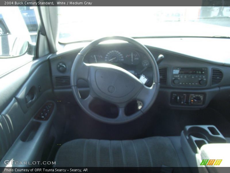 White / Medium Gray 2004 Buick Century Standard