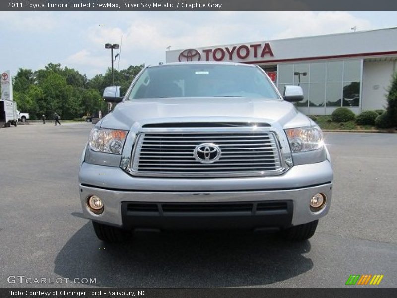 Silver Sky Metallic / Graphite Gray 2011 Toyota Tundra Limited CrewMax