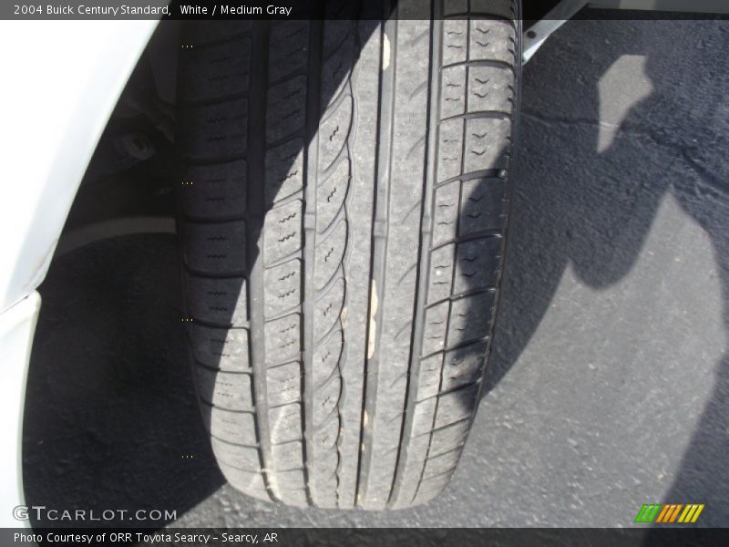 White / Medium Gray 2004 Buick Century Standard