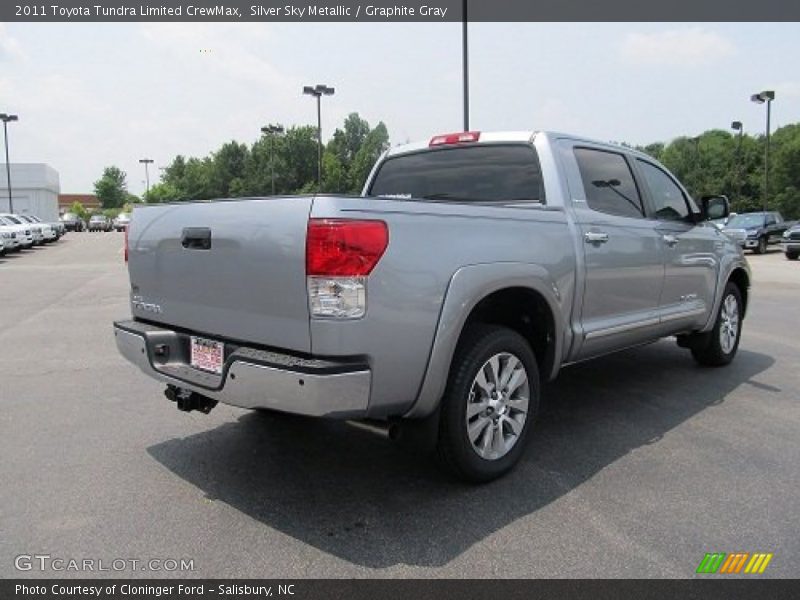 Silver Sky Metallic / Graphite Gray 2011 Toyota Tundra Limited CrewMax