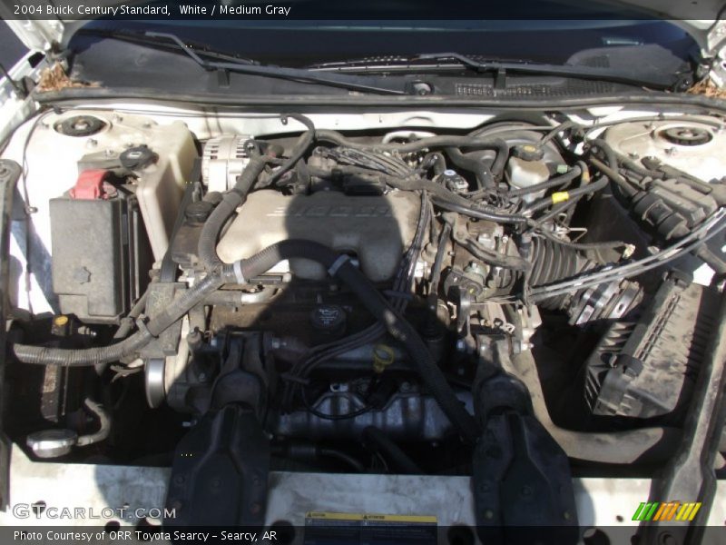 White / Medium Gray 2004 Buick Century Standard