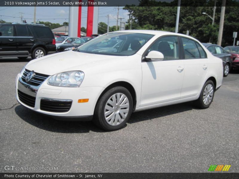 Candy White / Titan Black 2010 Volkswagen Jetta S Sedan