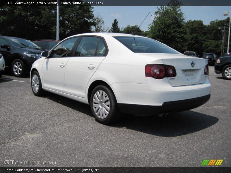 Candy White / Titan Black 2010 Volkswagen Jetta S Sedan