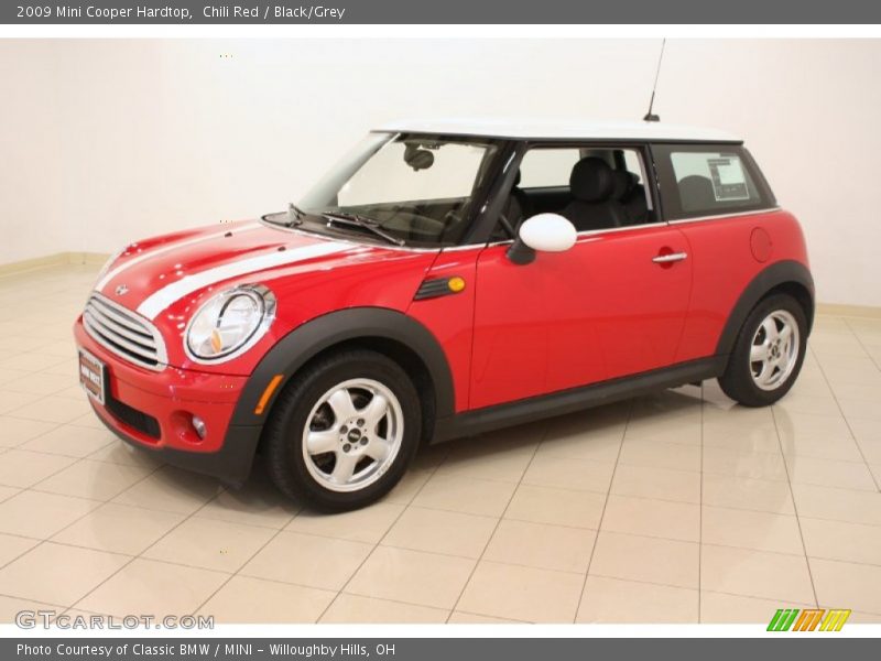 Chili Red / Black/Grey 2009 Mini Cooper Hardtop