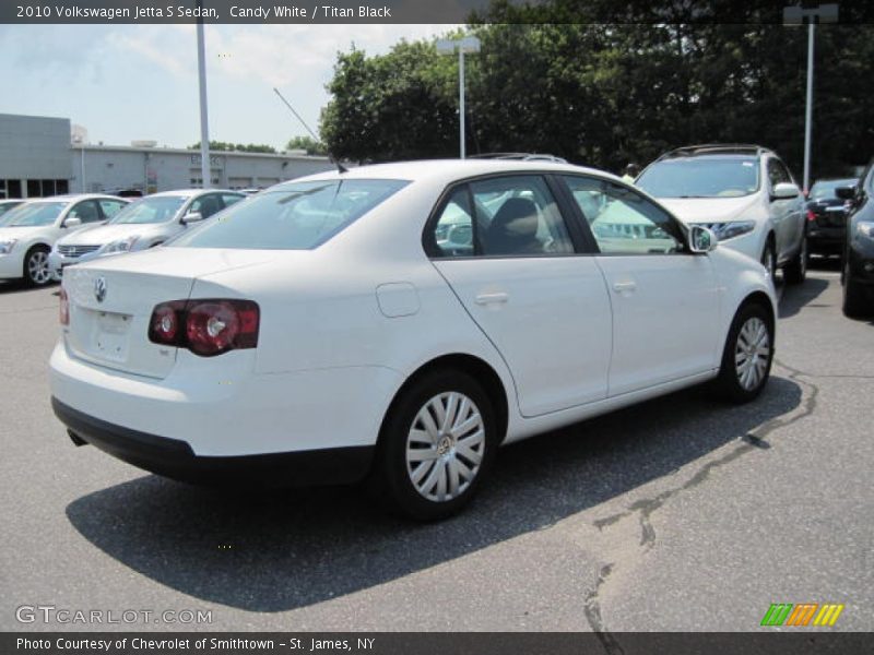 Candy White / Titan Black 2010 Volkswagen Jetta S Sedan