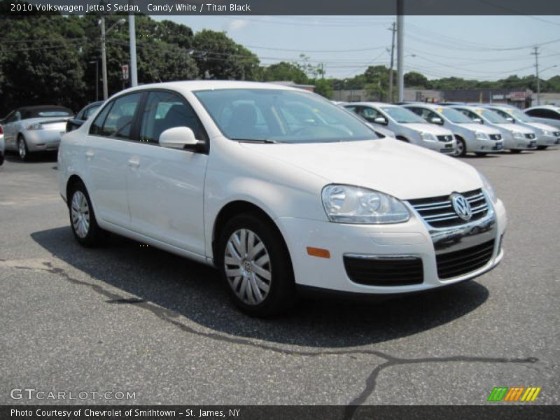 Candy White / Titan Black 2010 Volkswagen Jetta S Sedan