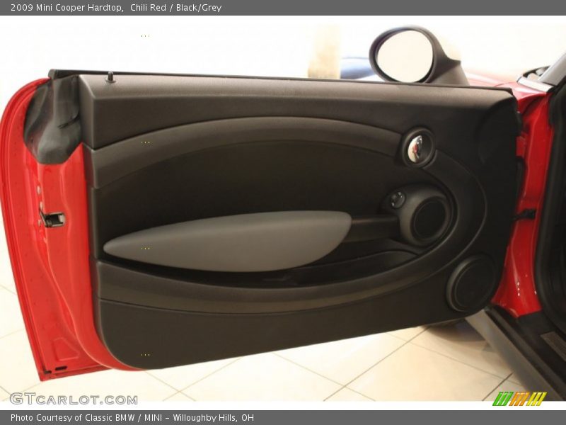 Chili Red / Black/Grey 2009 Mini Cooper Hardtop