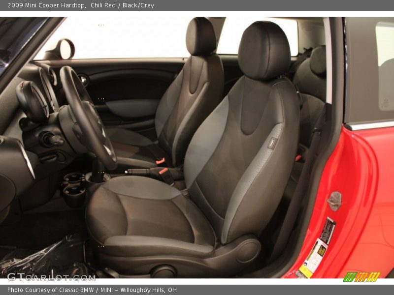 Chili Red / Black/Grey 2009 Mini Cooper Hardtop