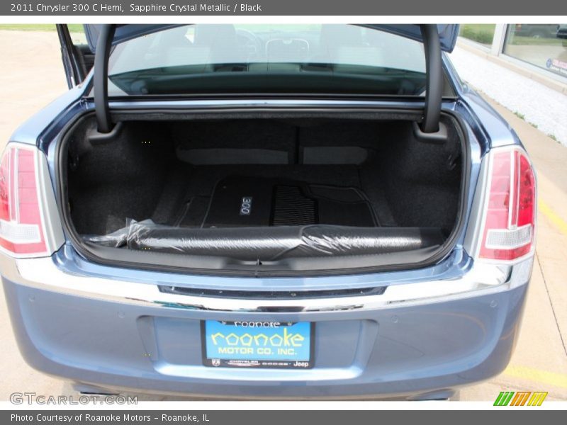 Sapphire Crystal Metallic / Black 2011 Chrysler 300 C Hemi