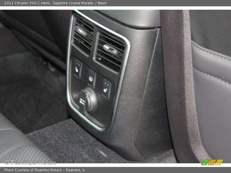 Sapphire Crystal Metallic / Black 2011 Chrysler 300 C Hemi