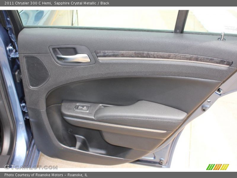 Sapphire Crystal Metallic / Black 2011 Chrysler 300 C Hemi