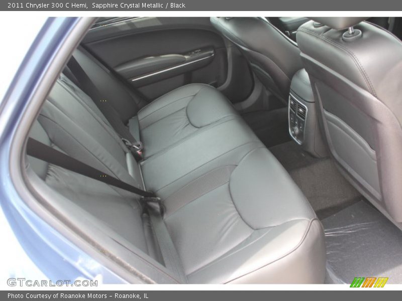 Sapphire Crystal Metallic / Black 2011 Chrysler 300 C Hemi