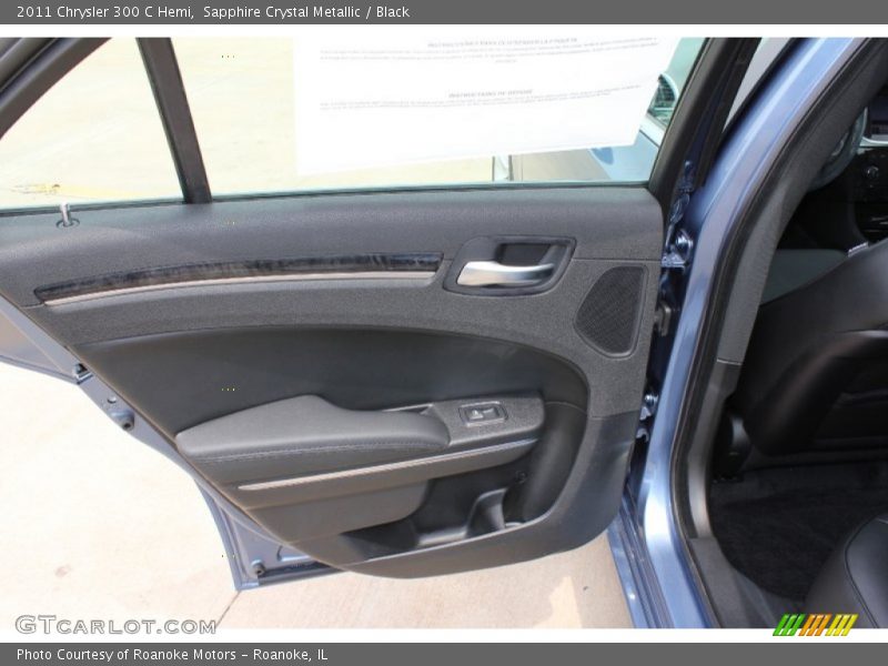 Sapphire Crystal Metallic / Black 2011 Chrysler 300 C Hemi