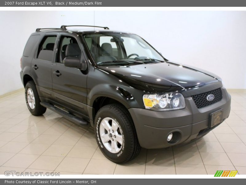 Black / Medium/Dark Flint 2007 Ford Escape XLT V6