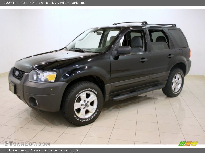 Black / Medium/Dark Flint 2007 Ford Escape XLT V6