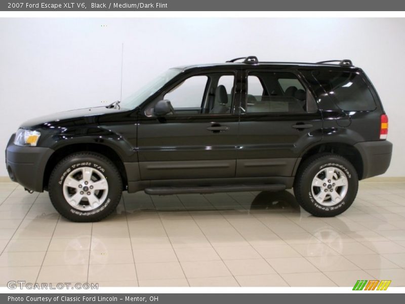 Black / Medium/Dark Flint 2007 Ford Escape XLT V6