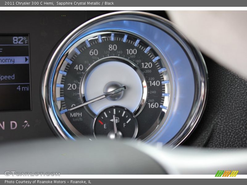 Sapphire Crystal Metallic / Black 2011 Chrysler 300 C Hemi
