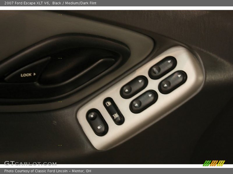 Black / Medium/Dark Flint 2007 Ford Escape XLT V6