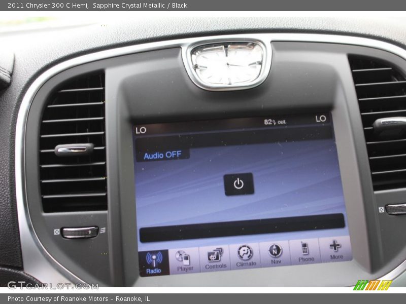 Sapphire Crystal Metallic / Black 2011 Chrysler 300 C Hemi