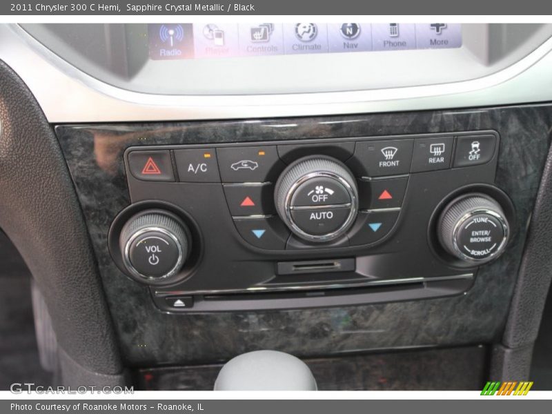 Sapphire Crystal Metallic / Black 2011 Chrysler 300 C Hemi