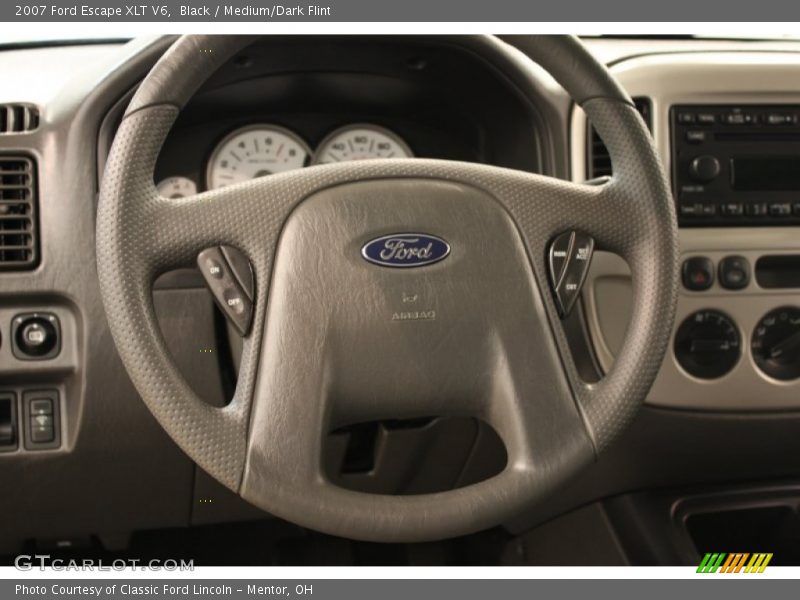 Black / Medium/Dark Flint 2007 Ford Escape XLT V6