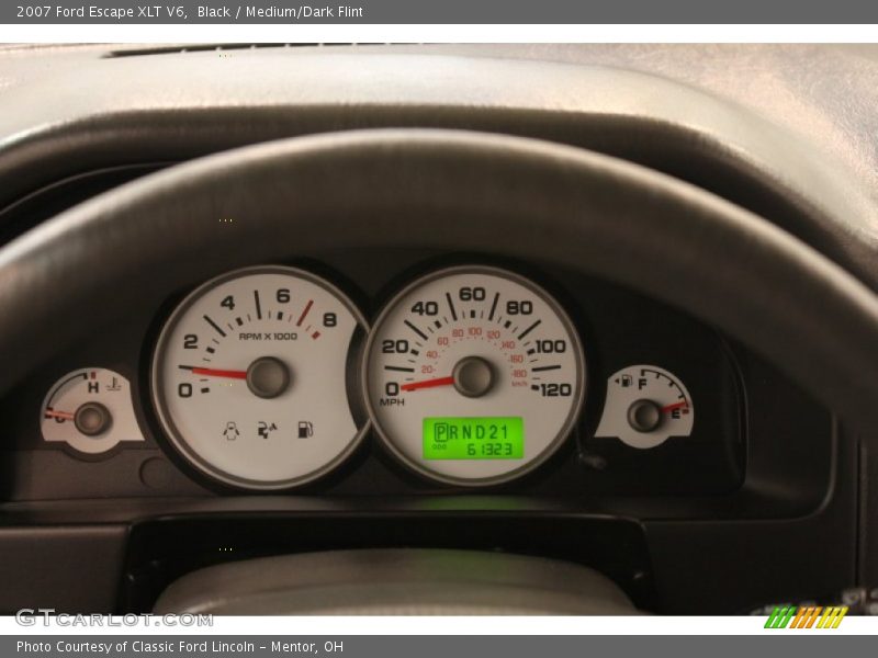 Black / Medium/Dark Flint 2007 Ford Escape XLT V6