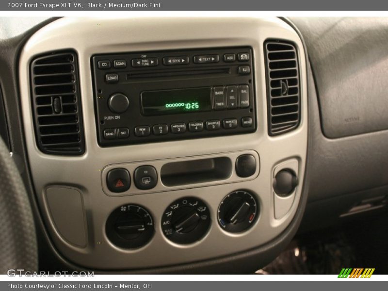 Black / Medium/Dark Flint 2007 Ford Escape XLT V6