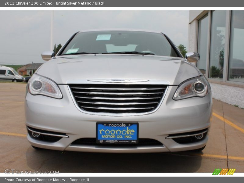 Bright Silver Metallic / Black 2011 Chrysler 200 Limited
