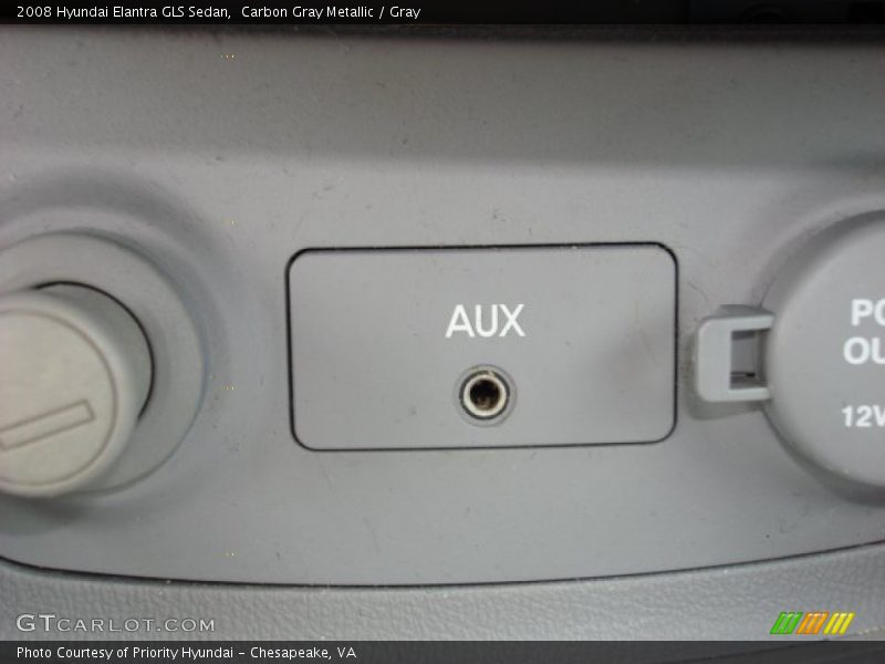 Carbon Gray Metallic / Gray 2008 Hyundai Elantra GLS Sedan