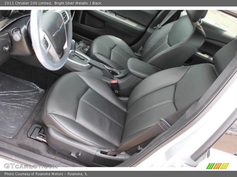 Bright Silver Metallic / Black 2011 Chrysler 200 Limited