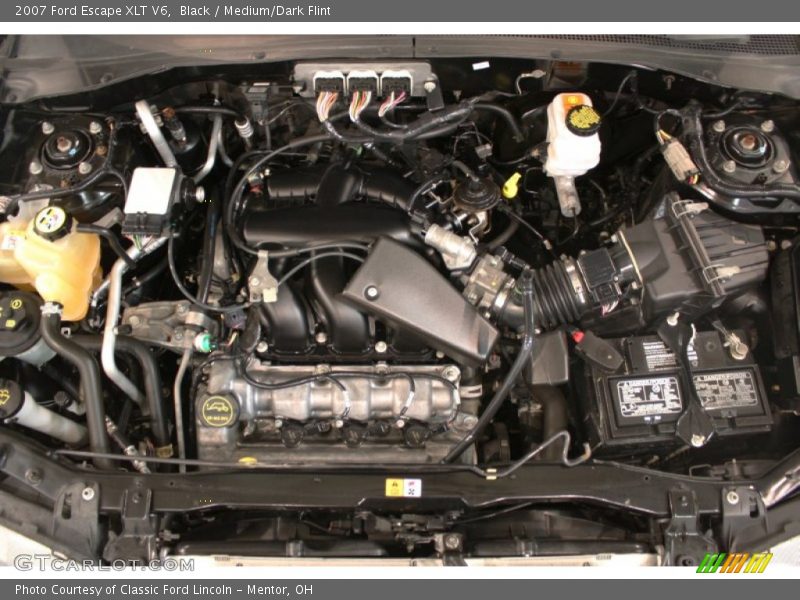 Black / Medium/Dark Flint 2007 Ford Escape XLT V6