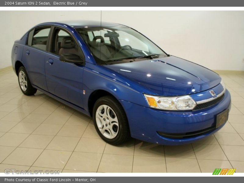 Electric Blue / Grey 2004 Saturn ION 2 Sedan