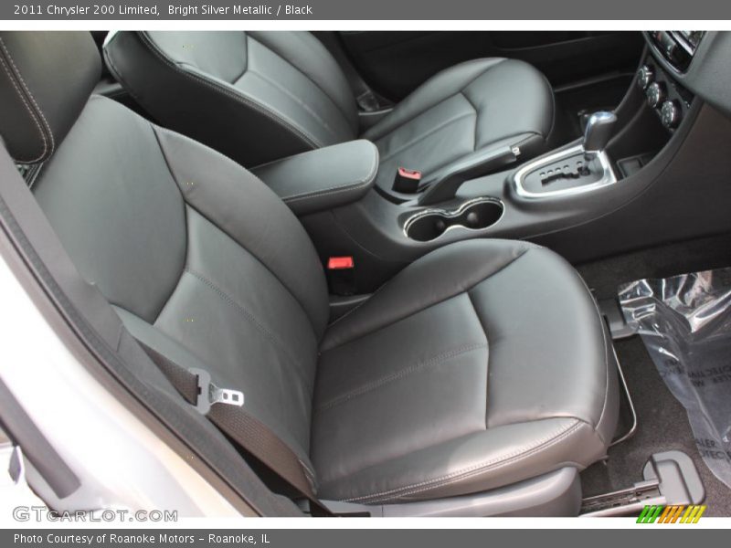 Bright Silver Metallic / Black 2011 Chrysler 200 Limited