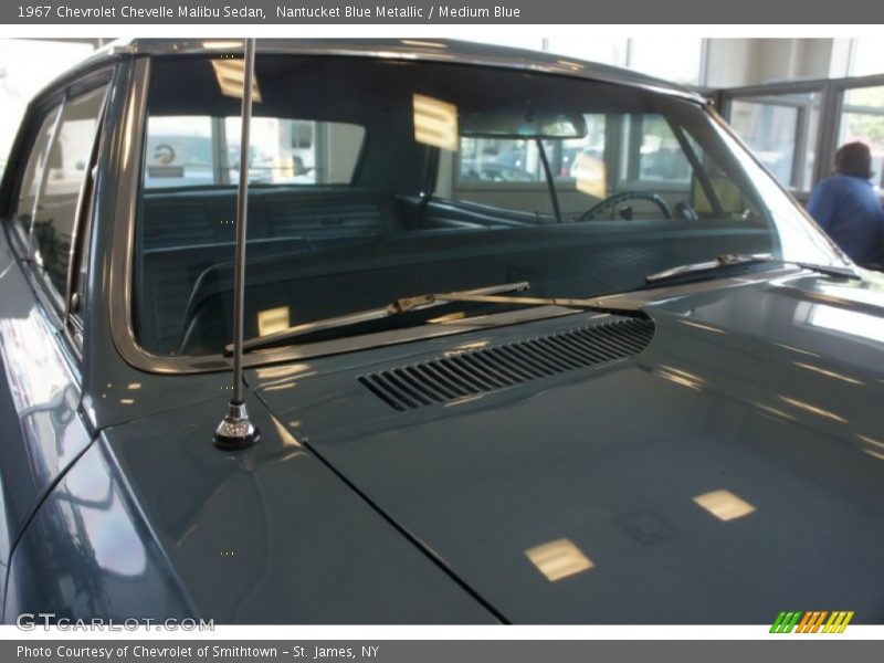 Nantucket Blue Metallic / Medium Blue 1967 Chevrolet Chevelle Malibu Sedan