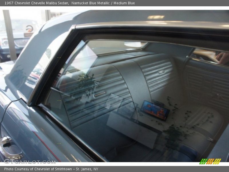 Nantucket Blue Metallic / Medium Blue 1967 Chevrolet Chevelle Malibu Sedan