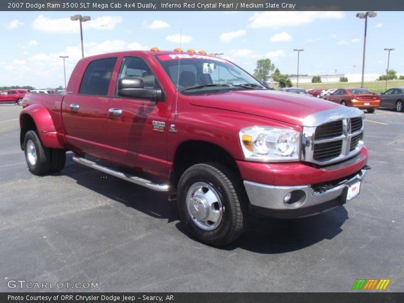 Front 3/4 View of 2007 Ram 3500 SLT Mega Cab 4x4 Dually