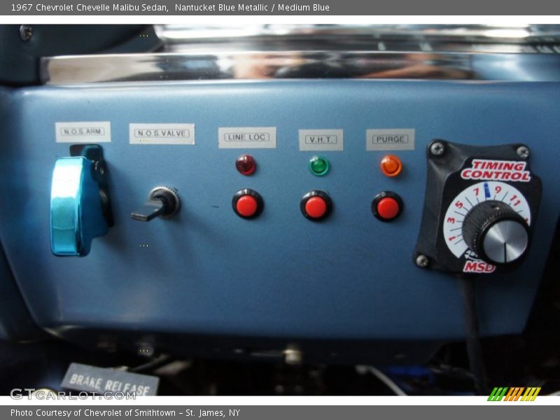 Nantucket Blue Metallic / Medium Blue 1967 Chevrolet Chevelle Malibu Sedan