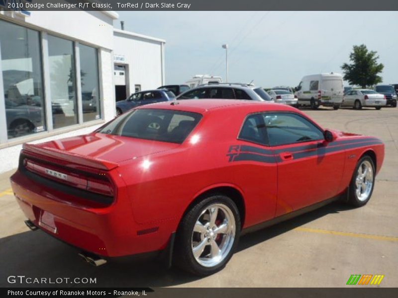 TorRed / Dark Slate Gray 2010 Dodge Challenger R/T Classic
