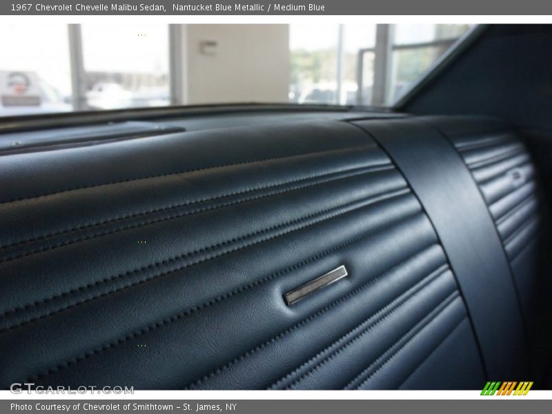 Nantucket Blue Metallic / Medium Blue 1967 Chevrolet Chevelle Malibu Sedan