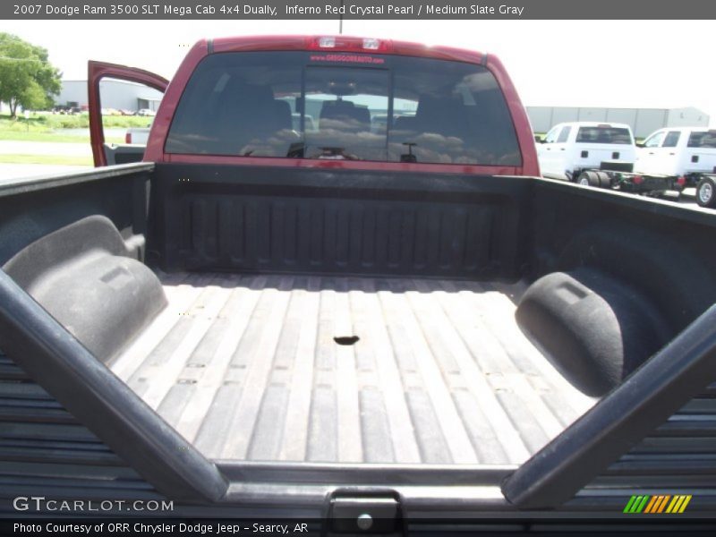Inferno Red Crystal Pearl / Medium Slate Gray 2007 Dodge Ram 3500 SLT Mega Cab 4x4 Dually