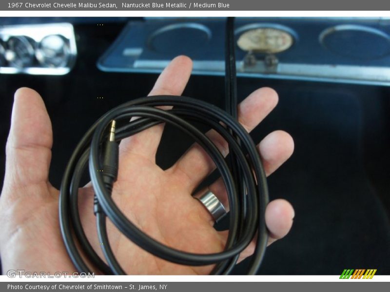 Nantucket Blue Metallic / Medium Blue 1967 Chevrolet Chevelle Malibu Sedan