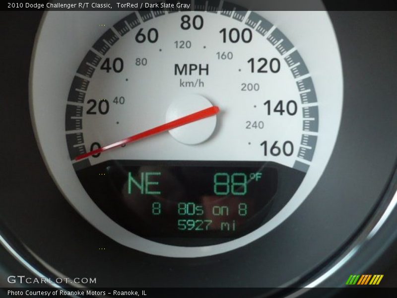 TorRed / Dark Slate Gray 2010 Dodge Challenger R/T Classic